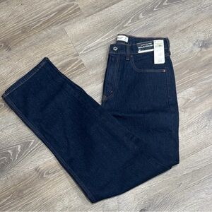 Abercrombie & Fitch Men's Dark Indigo Straight Jeans
